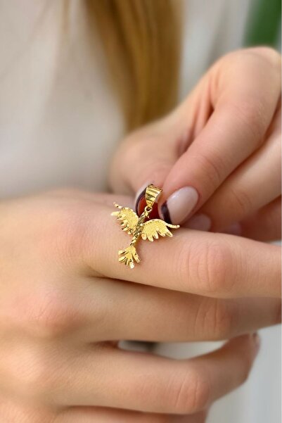 SEYHAN KUYUMCULUK 22 Ayar Altın Anka Kuşu Kolye Ucu