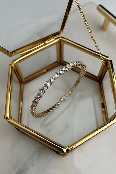 Modex Row Stone Spring Bracelet (19 cm)