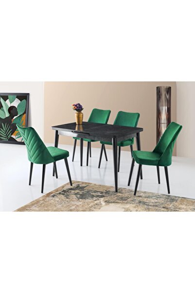 Sweet Home Masa Sandalye Silva Açılır Masa Aris +4 Adet Talia Sandalye Takım