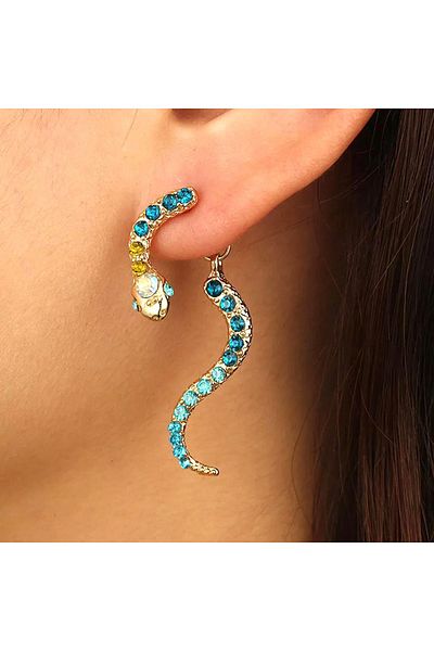 Pelin Aksesuar Snake Shaped Ghost Earrings
