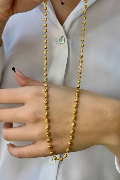 SEYHAN KUYUMCULUK Dorika Toplu 22 Ayar Altın Kolye