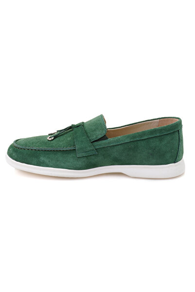 Desa Ανδρικό δερμάτινο σουέτ Loafer Kaitlin Green