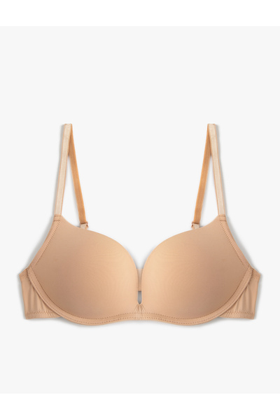 Koton Gepolsterter BH mit gepolsterten Bügeln und dünnen Trägern