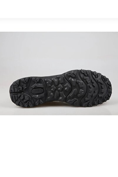 Jump 30731 Siyah Düz Lastik Bağcıklı Akıllı Bağcık Memory Foam Hafızalı Tabanlık Ortopedik Spor Ayakkabı