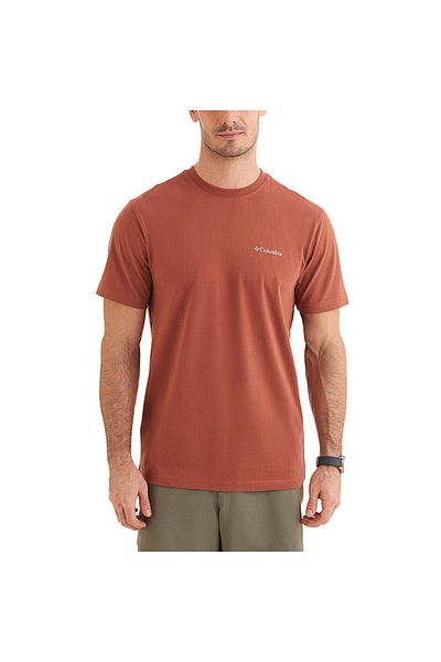 Columbia Ανδρικό μπλουζάκι Cs0282 Csc M Basic Sm Logo Brushed Ss Tee
