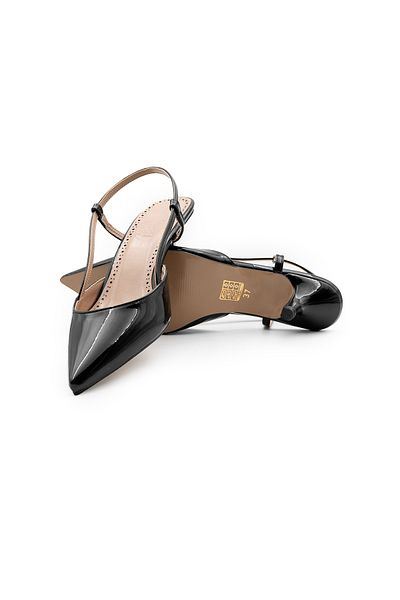 ANTEPSEPETİ Black Patent Leather Shoes