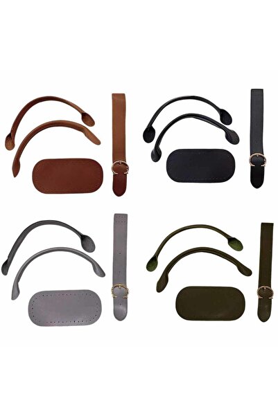 orhanucuzluk Pelikan Çanta Seti 3 Parça Beyaz ( Taban + Kapama + Sap )