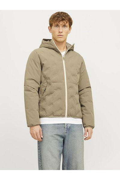 Jack & Jones Ανδρικό μπεζ Jjadam Hybrid Jacket Jacket 12268823-Coriander