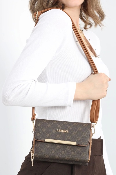 KAZAX Geantă pentru femei Armine Brown - 381.1853