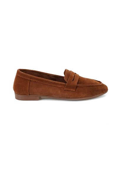 Desa Γυναικείο Loafer από δέρμα καστόρι