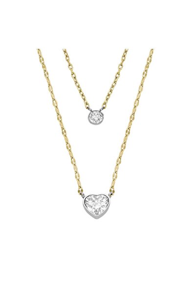 Fossil JF04357-998 Kalpli Kadın Kolye