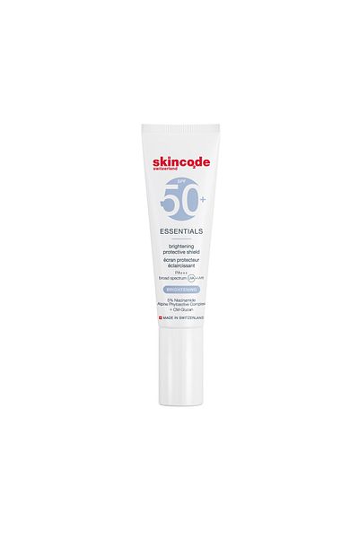 Skincode Brightening Sunscreen Cream - Brightening Protective Shield Spf 50+++ 30 Ml
