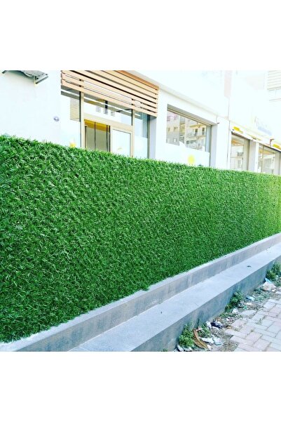 TORSAN Çimli Tel – Dekoratif Yeşil Bahçe Çim Çit – 4.2 Göz - 1 Metre x 10 Metre