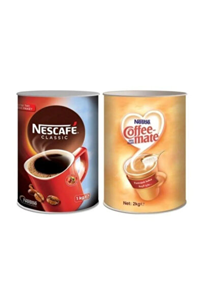Nescafe Classic 1000 Gr + Coffee Mate Kahve Kreması 2000 Gr