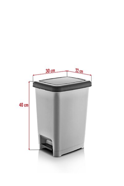 EWs 15 Liter Push Trash Can
