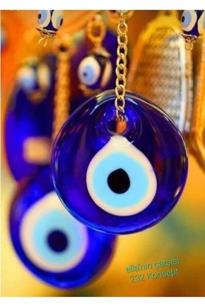 ella'nın çarşısı Mărgele de sticlă Nazar de 4 cm - 12 bucăți Ornament decorat...