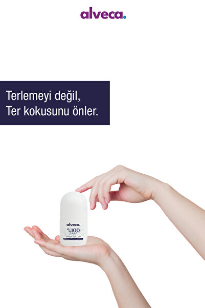 Alveca Erkek Ter Kokusu Önleyici %100 Doğal Roll On