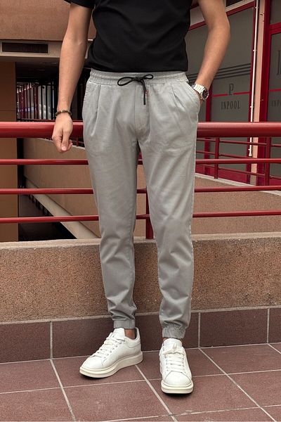 inpool Men's, Elastic Waist and Leg, Flexible Fabric, Jogger Pants