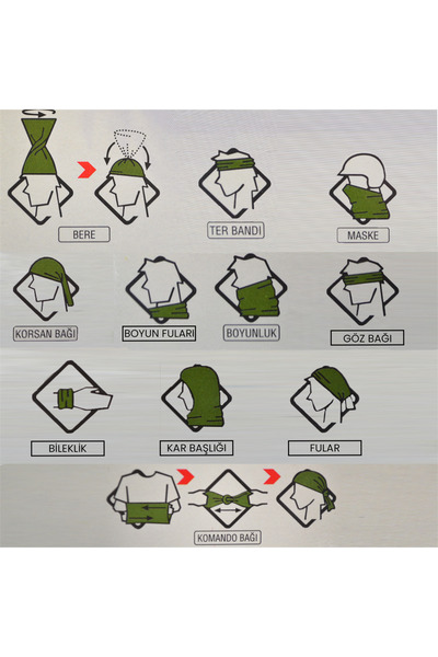 Wolftrap Tactical Camouflage Patterned Microfiber Neck Gaiter, Bandana Buff, Can Be Used in 11 Different Ways