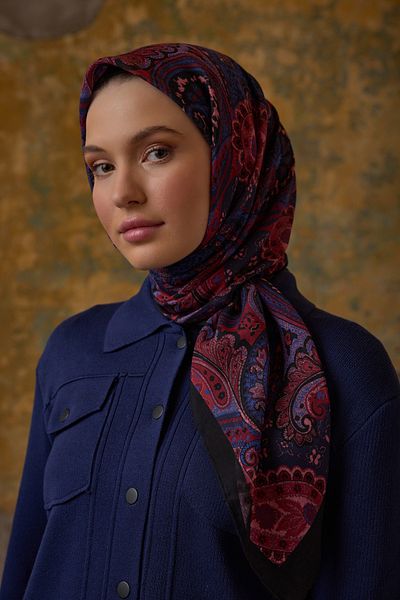 Şalland Shalland Ethnic Pattern Scarf