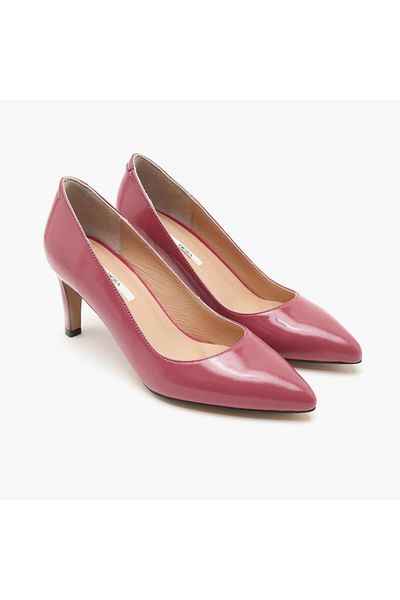 Desa Pantofi clasici de damă din piele lacuită fucsia