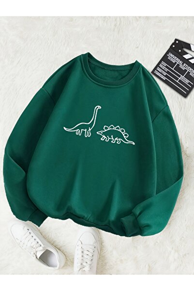 MODAVİBE Φούτερ από ύφασμα με μείγμα βαμβακιού και πολυεστέρα, με 2 κλωστές κ...