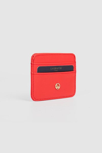 La La'Graccio Paris La'Graccio Paris Shurpa Card Holder Red
