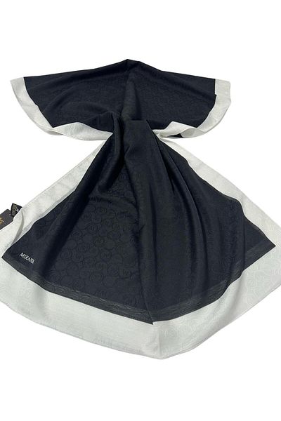 miranda Şal poliester monogramă 75 X 195- 04468