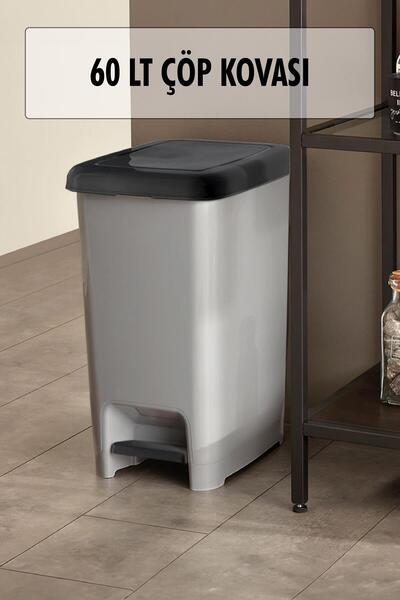 EWs Κάδος απορριμμάτων 60 λίτρων μεγάλου μεγέθους