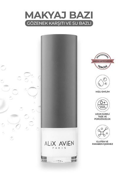 Alix Avien Anti-Pore Bright Skin Appearance Water Based Makeup Base - Smooth Effect - Luminios Face Primer