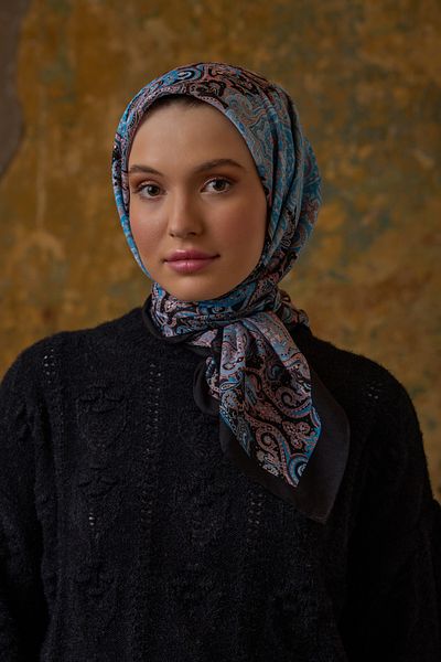 Şalland Shalland Ethnic Pattern Scarf