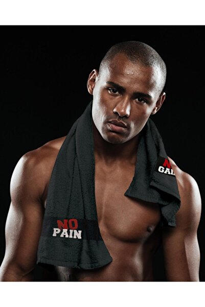 Miami Beach Spor Havlusu %100 Pamuklu (30x100cm) Gym Fitness Havlusu Golf Bok...