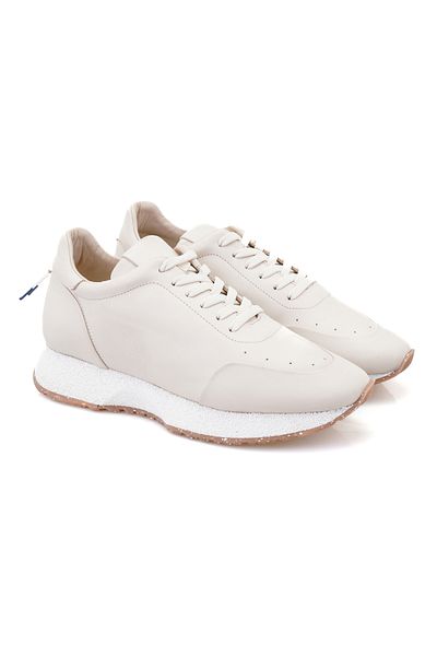 Desa Ανδρικά δερμάτινα αθλητικά παπούτσια Devon Beige