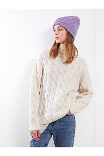 LC Waikiki Etichetă Brodat Tricotaj Femei Beretă