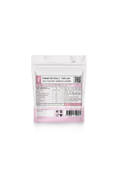 FROPİE Probiotic Fruit Balls - Coconut Coated & Peanut Butter X 12