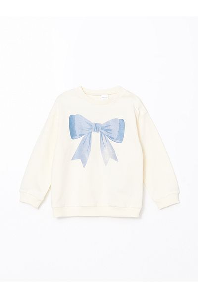 LC Waikiki Lcw Crew Neck Baby Girl Sweatshirt and Leggings 2 Pack