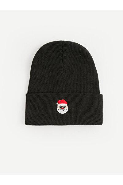 LC Waikiki Strickmütze für Herren mit Neujahrsmotiv