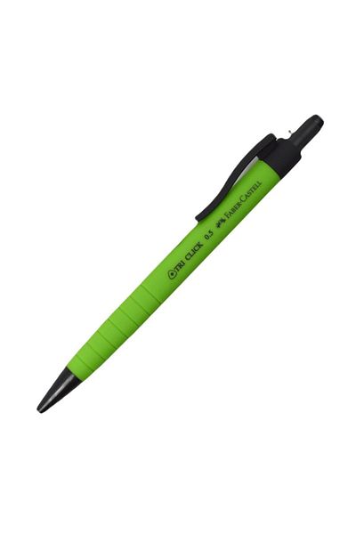 Faber Castell Faber-Castell 0.5 Green Versatil Tri Click Rubber Coated Pen 17187