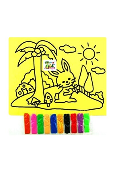 OMZ مجموعة ألعاب تعليمية للرسم بالرمل مكونة من 5 قطع بحجم A4 لعبة للأطفال البنات والأولاد