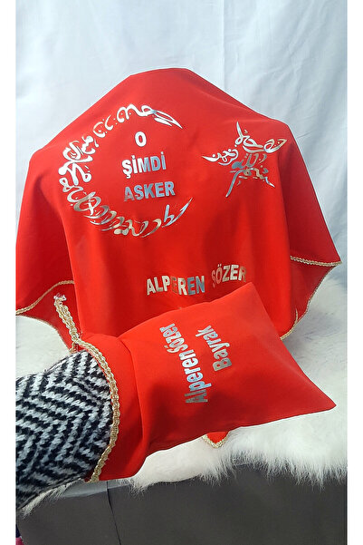 Kınamalzemecim (O ŞİMDİ ASKER) Askerşalı,isimli asker şalı, asker örtüsü, isimli asker duvagı