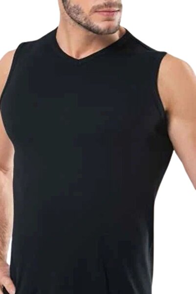 Eritqaa قميص داخلي قطني بدون أكمام ورقبة على شكل حرف V يوفر الراحة طوال اليوم