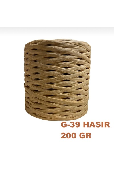 Belomia Home Collection Raffia Rafya Şapka Çanta Kağıt İp 200 gr G-39 Hasır