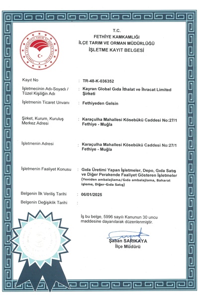 Fethiyeden Gelsin Doğal İncir Kurusu 1 kg