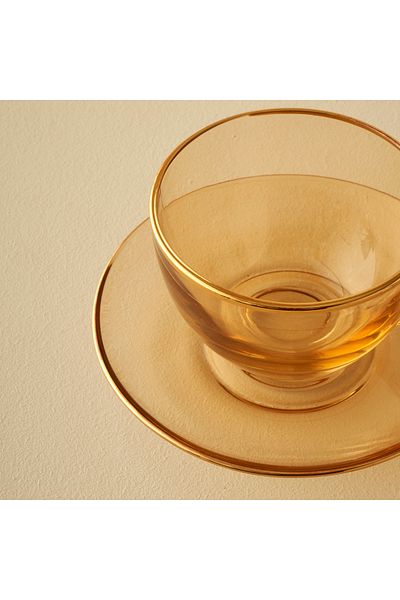 Bella Maison Allure Amber Tea Cup Set - Pack of 2