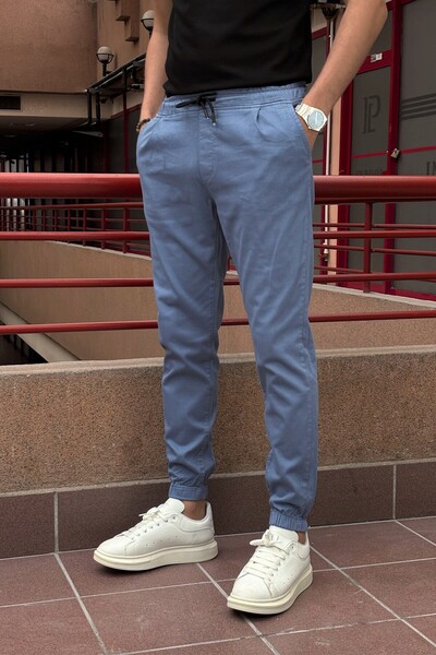 inpool Чоловічі штани з еластичним поясом, еластичним матеріалом та еластичними манжетами, джоггер