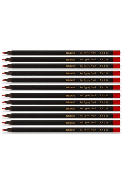 Adel Blackline Red Colored Pencil Copy Pen 12 Pack (2131419001)