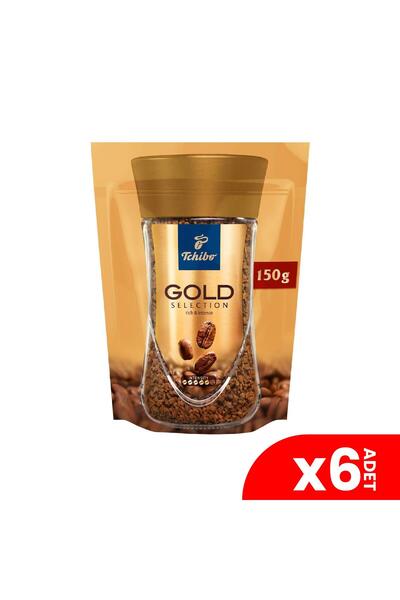 Tchibo Gold Selection Çözünebilir Kahve Ekonomik Paket 150 Gr 6'lı