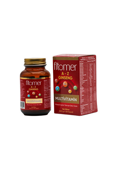 Fitomer Multivitamin 30 Capsules (Containing Ginseng E-A - B12 - Vitamin C and D)