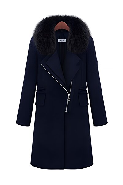 Barbora Szőrös női kasmír kasmír kabát