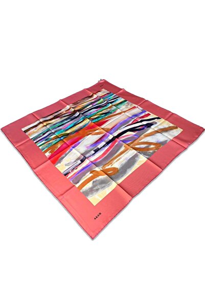 Aker Eșarfă din mătase Sura cu model mixt de trandafiri uscate 8808701-391